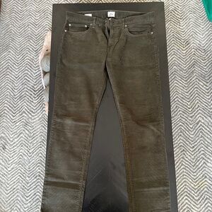 J.Crew, 34x32, 484 Slim-fit pant in corduroy, Urban Olive